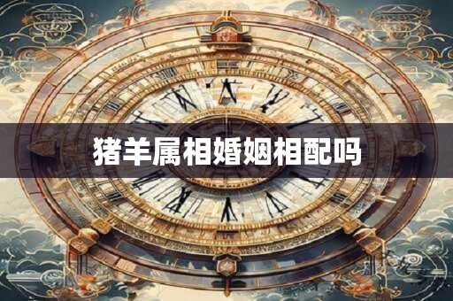 猪羊属相婚姻相配吗