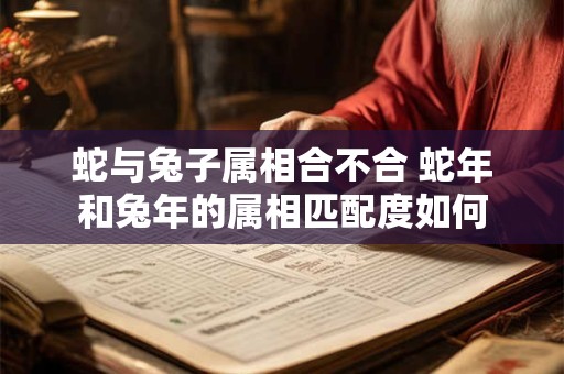 蛇与兔子属相合不合 蛇年和兔年的属相匹配度如何