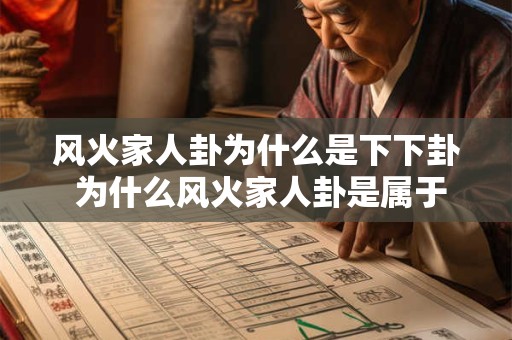 风火家人卦为什么是下下卦 为什么风火家人卦是属于下下卦