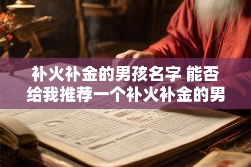 补火补金的男孩名字 能否给我推荐一个补火补金的男孩名字
