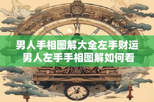 男人手相图解大全左手财运 男人左手手相图解如何看财运