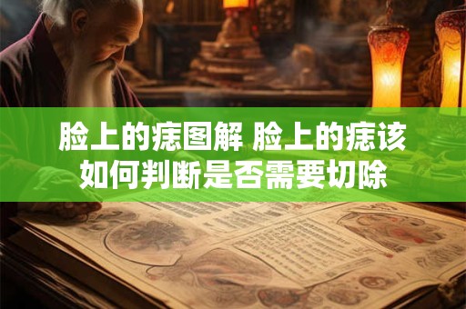 脸上的痣图解 脸上的痣该如何判断是否需要切除