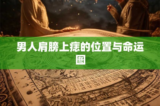 男人肩膀上痣的位置与命运图