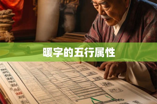 暖字的五行属性