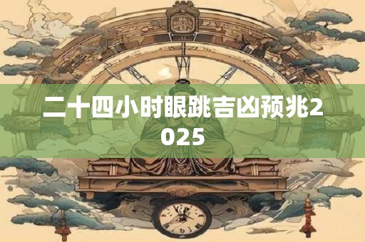 二十四小时眼跳吉凶预兆2025