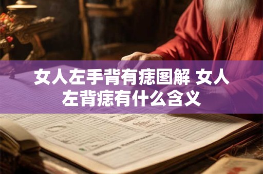 女人左手背有痣图解 女人左背痣有什么含义 女人左手背有痣图解 女人左背痣有什么含义