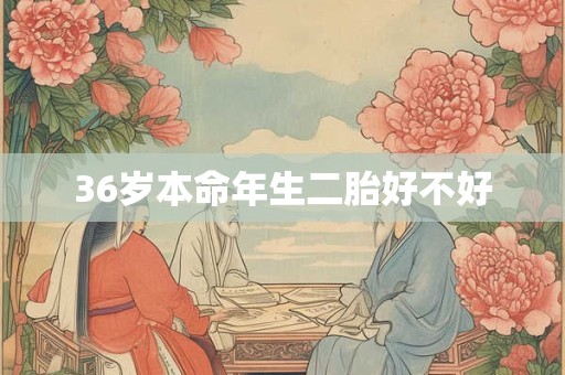 36岁本命年生二胎好不好