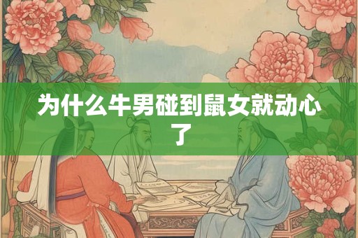 为什么牛男碰到鼠女就动心了