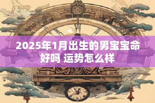 2025年1月出生的男宝宝命好吗 运势怎么样