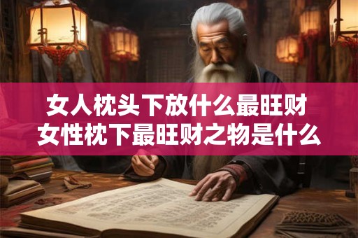 女人枕头下放什么最旺财 女性枕下最旺财之物是什么