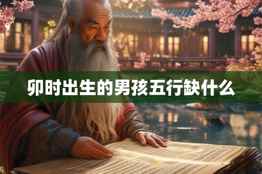 卯时出生的男孩五行缺什么