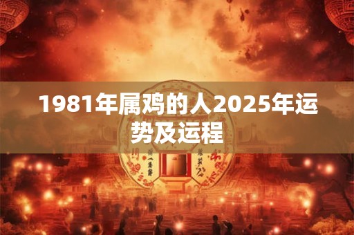 1981年属鸡的人2025年运势及运程