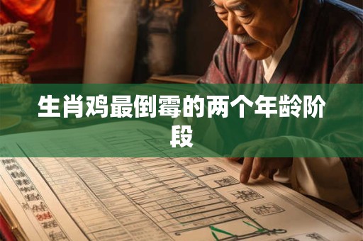 生肖鸡最倒霉的两个年龄阶段