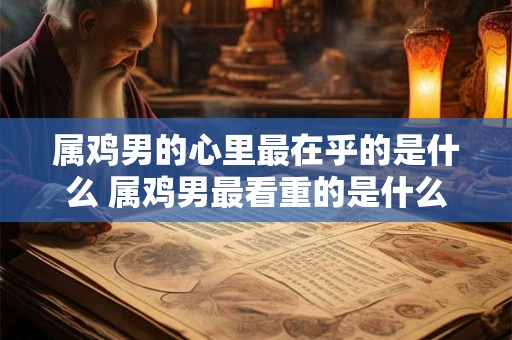 属鸡男的心里最在乎的是什么 属鸡男最看重的是什么