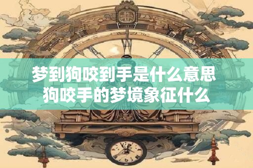 梦到狗咬到手是什么意思 狗咬手的梦境象征什么