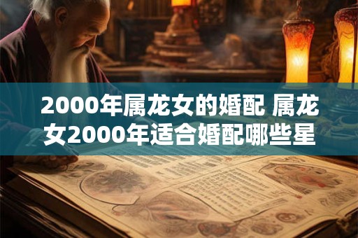 2000年属龙女的婚配 属龙女2000年适合婚配哪些星座男