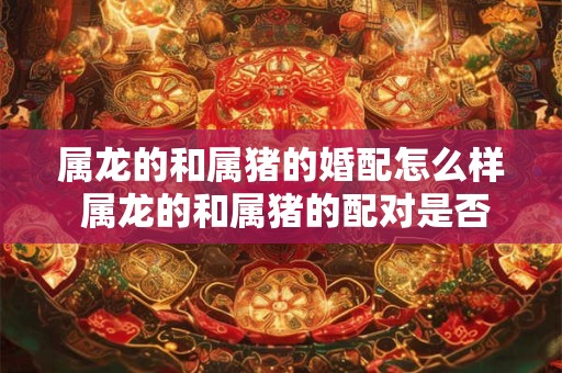 属龙的和属猪的婚配怎么样 属龙的和属猪的配对是否合适