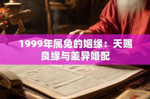 1999年属兔的姻缘：天赐良缘与差异婚配