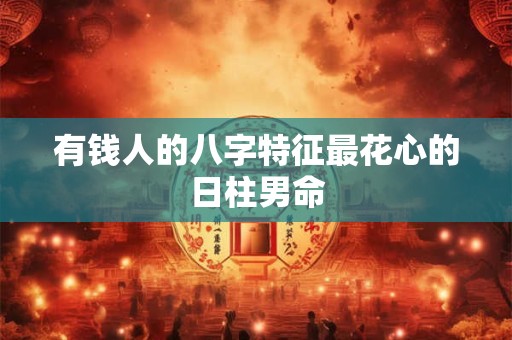 有钱人的八字特征最花心的日柱男命