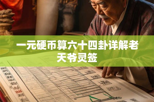 一元硬币算六十四卦详解老天爷灵签