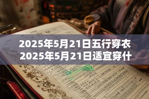 2025年5月21日五行穿衣 2025年5月21日适宜穿什么