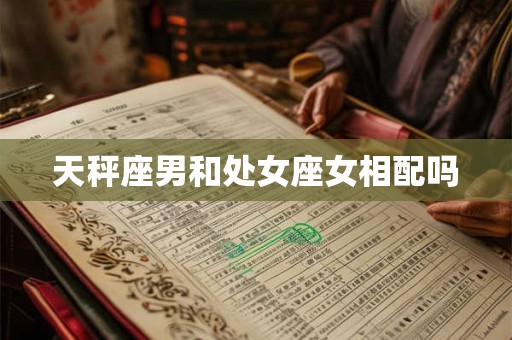 天秤座男和处女座女相配吗