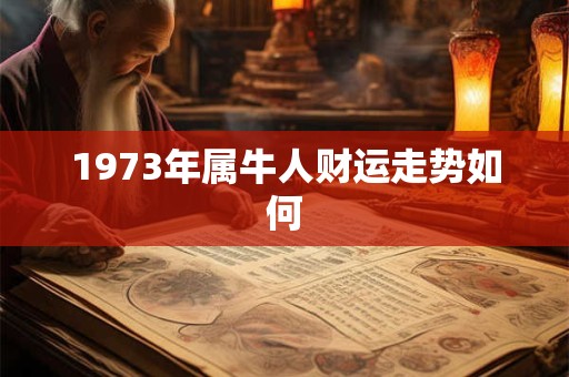 1973年属牛人财运走势如何