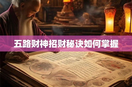五路财神招财秘诀如何掌握