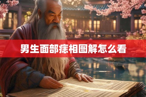 男生面部痣相图解怎么看