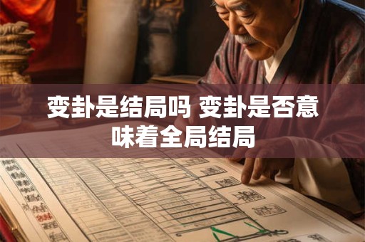 变卦是结局吗 变卦是否意味着全局结局