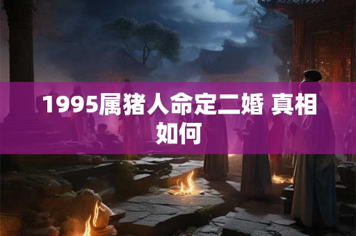 1995属猪人命定二婚 真相如何