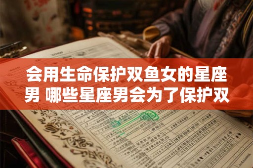 会用生命保护双鱼女的星座男 哪些星座男会为了保护双鱼女不惜一切
