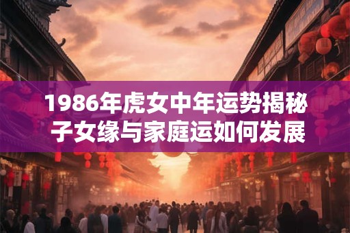 1986年虎女中年运势揭秘 子女缘与家庭运如何发展 1986年虎女中年运势揭秘 子女缘与家庭运如何发展