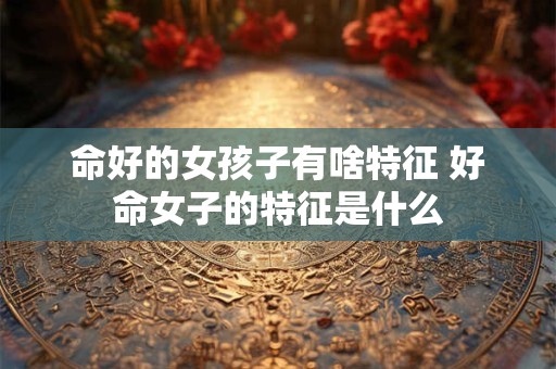 命好的女孩子有啥特征 好命女子的特征是什么