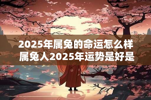 2025年属兔的命运怎么样 属兔人2025年运势是好是坏