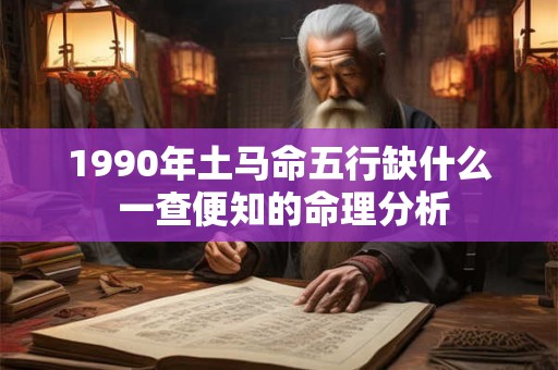 1990年土马命五行缺什么 一查便知的命理分析