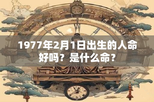 1977年2月1日出生的人命好吗？是什么命？