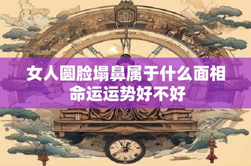 女人圆脸塌鼻属于什么面相 命运运势好不好