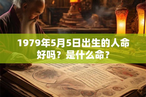 1979年5月5日出生的人命好吗？是什么命？