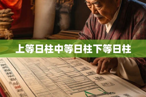 上等日柱中等日柱下等日柱 上等日柱中等日柱下等日柱