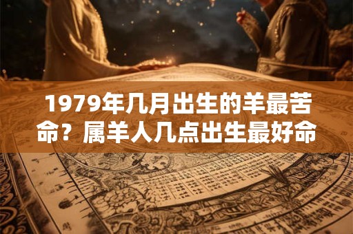 1979年几月出生的羊最苦命？属羊人几点出生最好命？