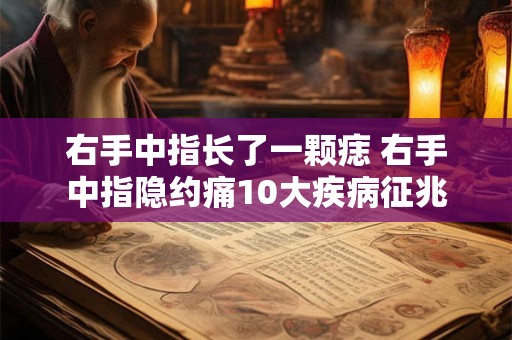 右手中指长了一颗痣 右手中指隐约痛10大疾病征兆