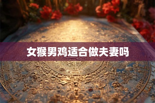 女猴男鸡适合做夫妻吗
