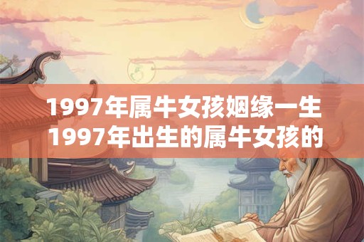 1997年属牛女孩姻缘一生 1997年出生的属牛女孩的姻缘运如何会对她的一生产生何种影响