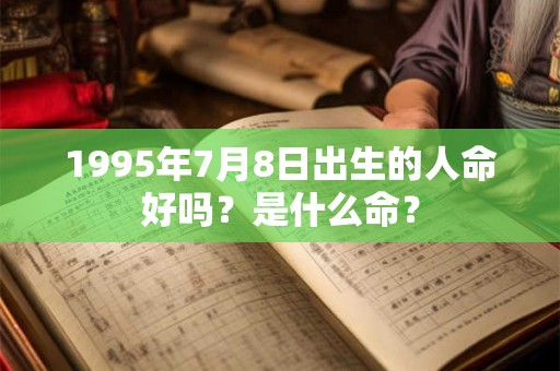 1995年7月8日出生的人命好吗？是什么命？