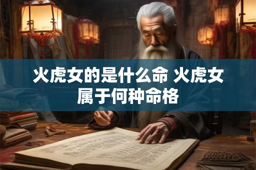 火虎女的是什么命 火虎女属于何种命格
