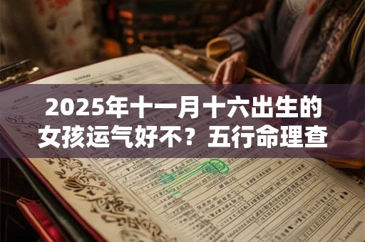 2025年十一月十六出生的女孩运气好不？五行命理查询