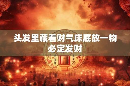 头发里藏着财气床底放一物必定发财