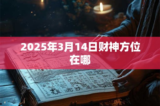 2025年3月14日财神方位在哪 2025年3月14日财神方位在哪
