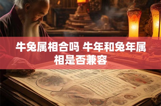 牛兔属相合吗 牛年和兔年属相是否兼容